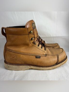 Red Wing Irish Setter Hunt Waterproof Brown Leather Boots Mens Size 15 E2 Work